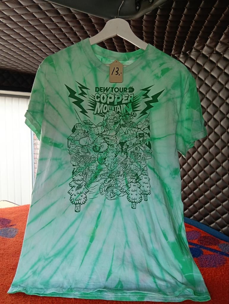 Vintage Tie Dye T-shirt USA Dew Tour Copper Mountain M, Ophalen of Verzenden