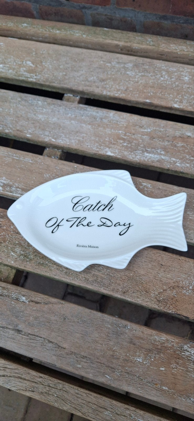 Catch of the Day visschaaltje, Overige typen, Ophalen of Verzenden, Overige stijlen, Glas