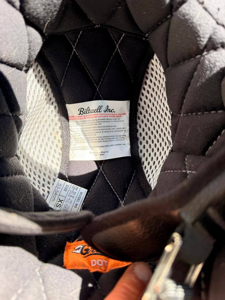 Biltwell Gringo S integraalhelm - Zwart - Maat XS, Motoren, Kleding | Motorhelmen, Ophalen, XS