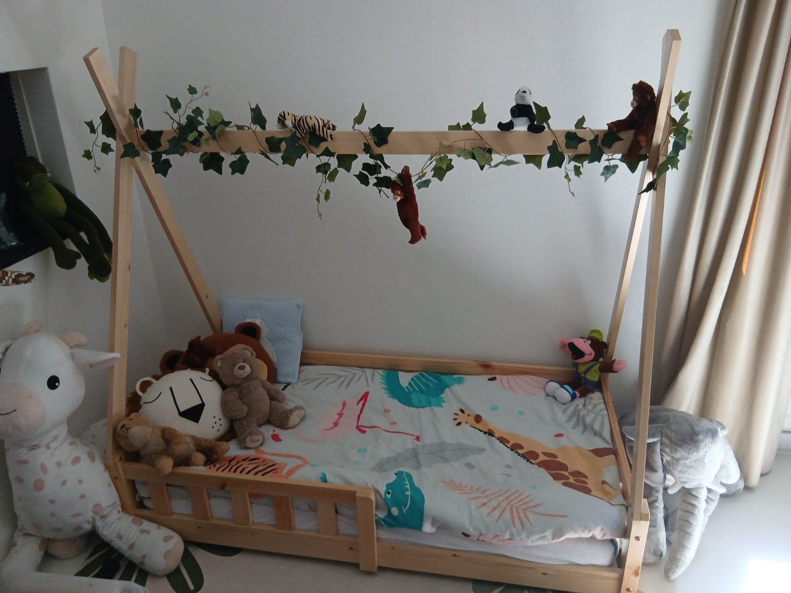 Complete jungle kamer NIEUW, Ophalen, 140 tot 160 cm, 70 tot 85 cm, Matras