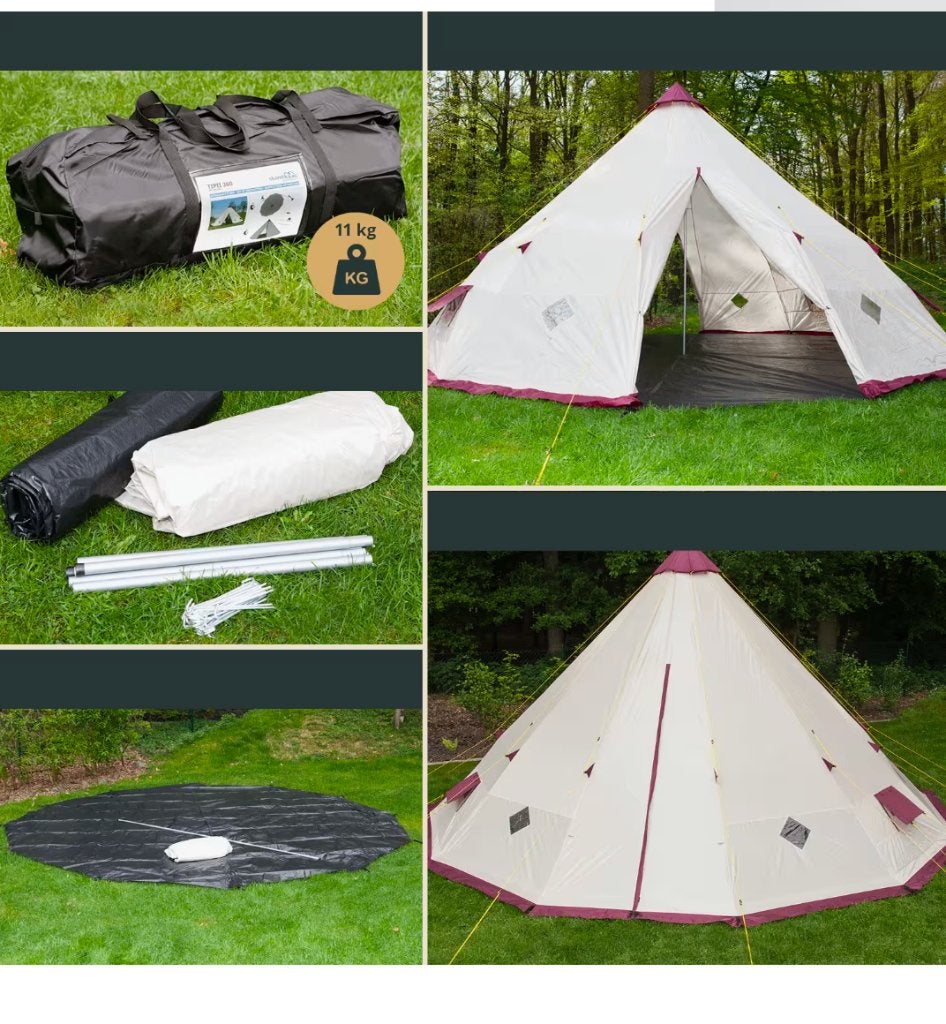 12p tipi tent skandika, Ophalen, Gebruikt, Meer dan 6