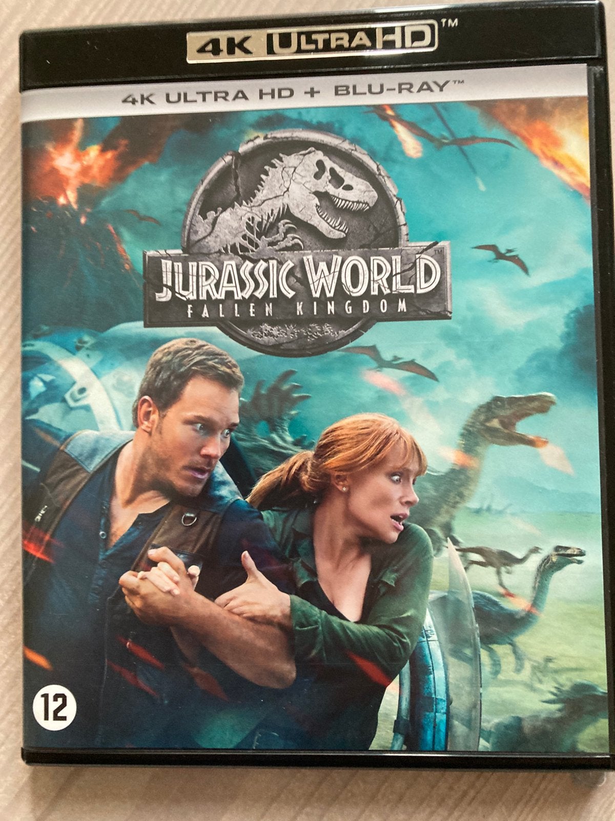Jurassic World Fallen Kingdom 4K Ultra HD en BLU-RAY, Avontuur, Engels, Nederlands, Film