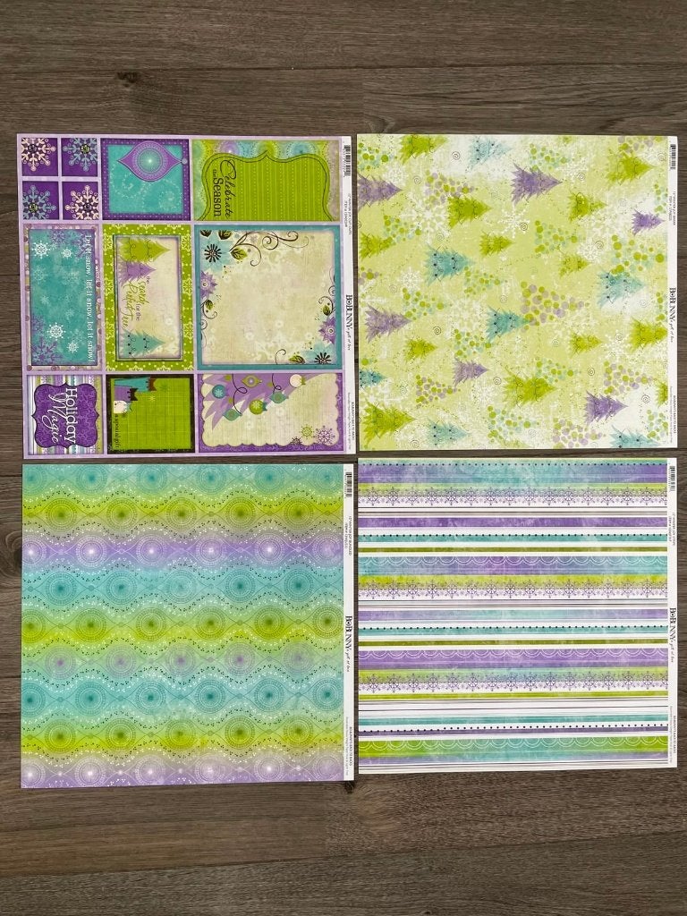 Scrapbook papier Kerst, Ophalen, Nieuw, Papier of Karton, Scrap