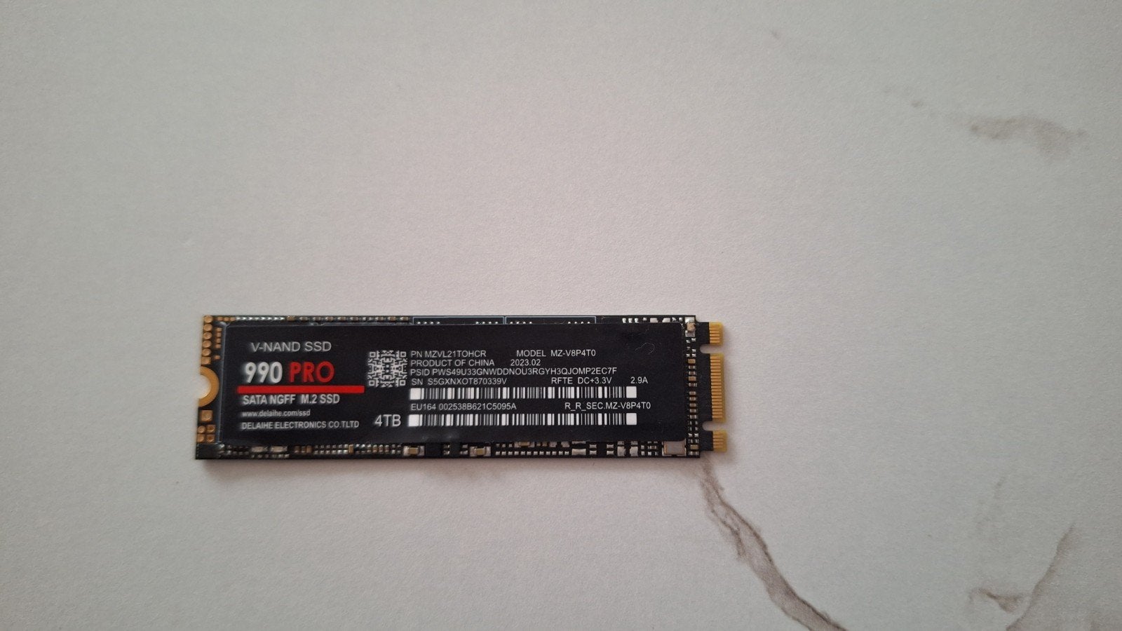 Samsung 990 PRO 4TB M.2 NVMe SSD, Intern, Server, Nieuw, Ophalen of Verzenden