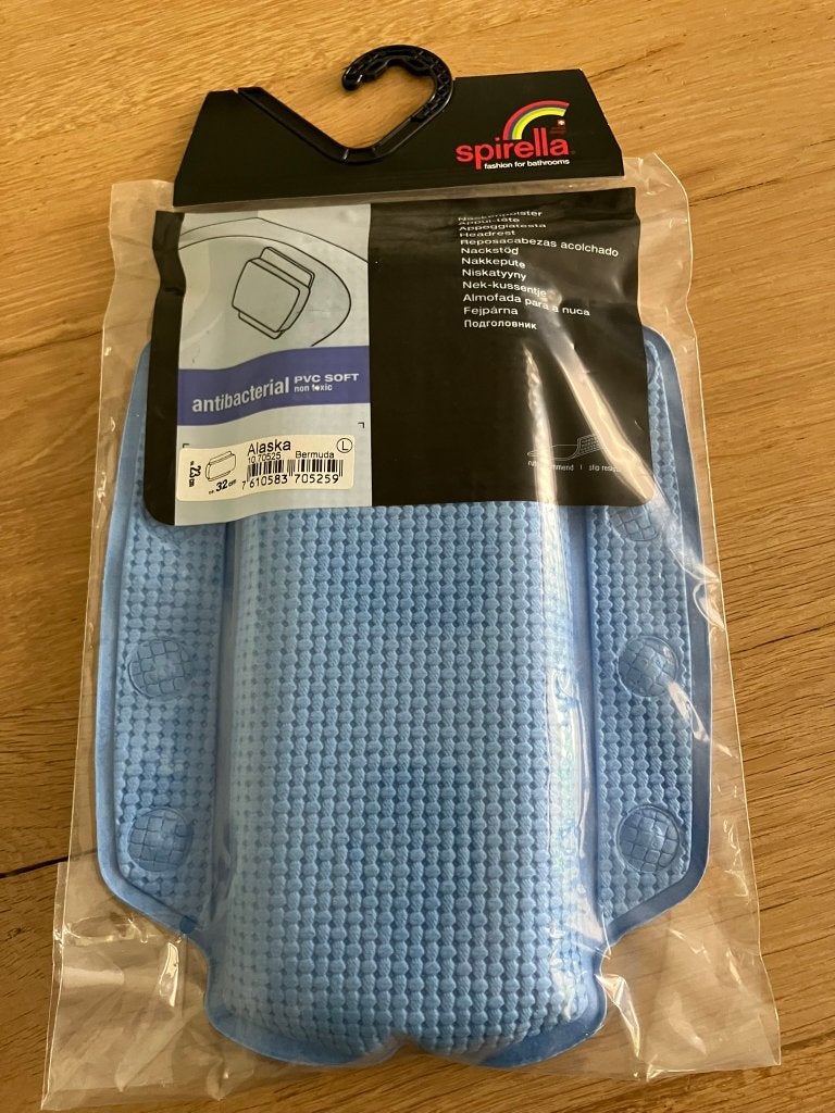 70 bad nekkussens (spirella) blauw, Ophalen of Verzenden, Nieuw