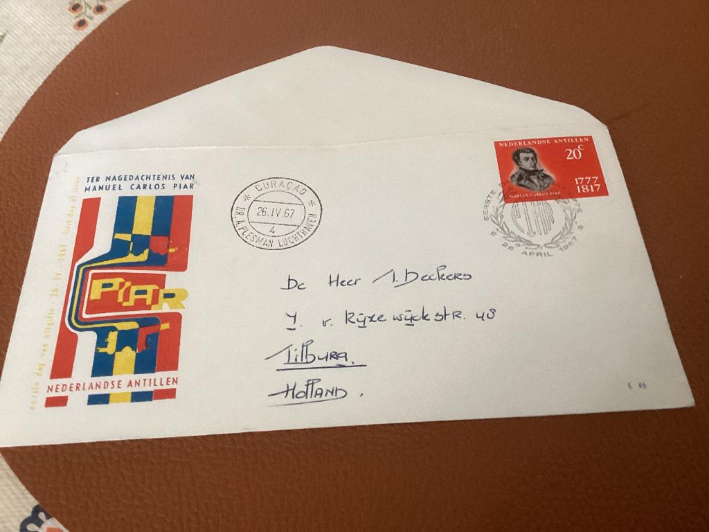 No700 Nederlandse Antillen E46 gelopen Heb ook van Nederland, Postzegels en Munten, Ophalen, Onbeschreven, Rest van de wereld