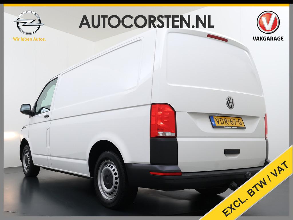 Volkswagen Transporter 2.0TDI 150PK AUT-7 3-Pers Euro 6 Trek, Stof, Gebruikt, 4 cilinders, 150 pk