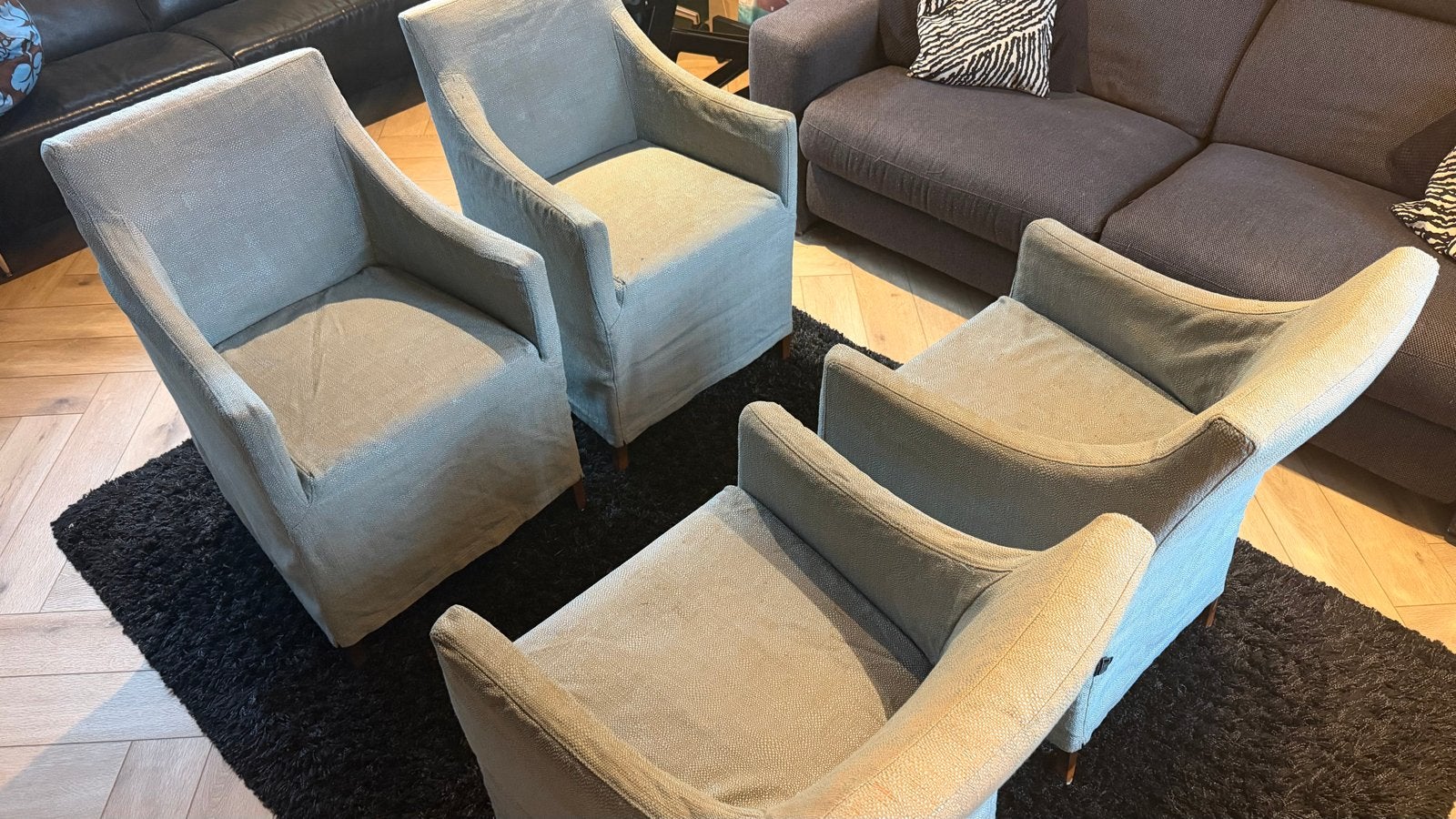 Set van 4 Linteloo stoelen, Ophalen, Gebruikt, Overige kleuren, Vier