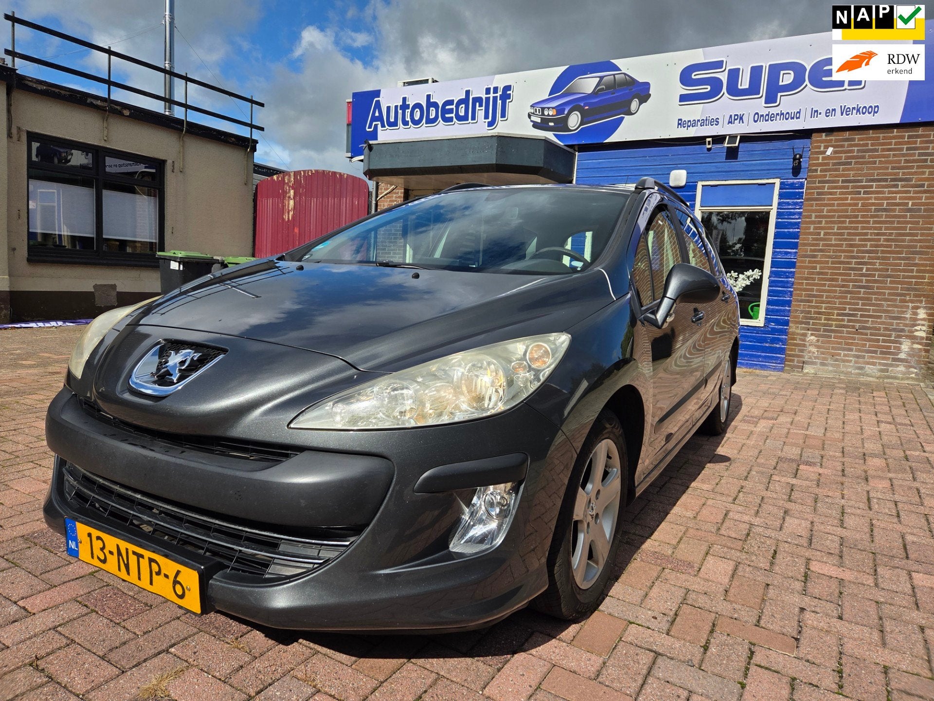 Peugeot 308 SW 1.6 HDiF Blue Lease, Euro 5, Stof, Gebruikt, Zwart