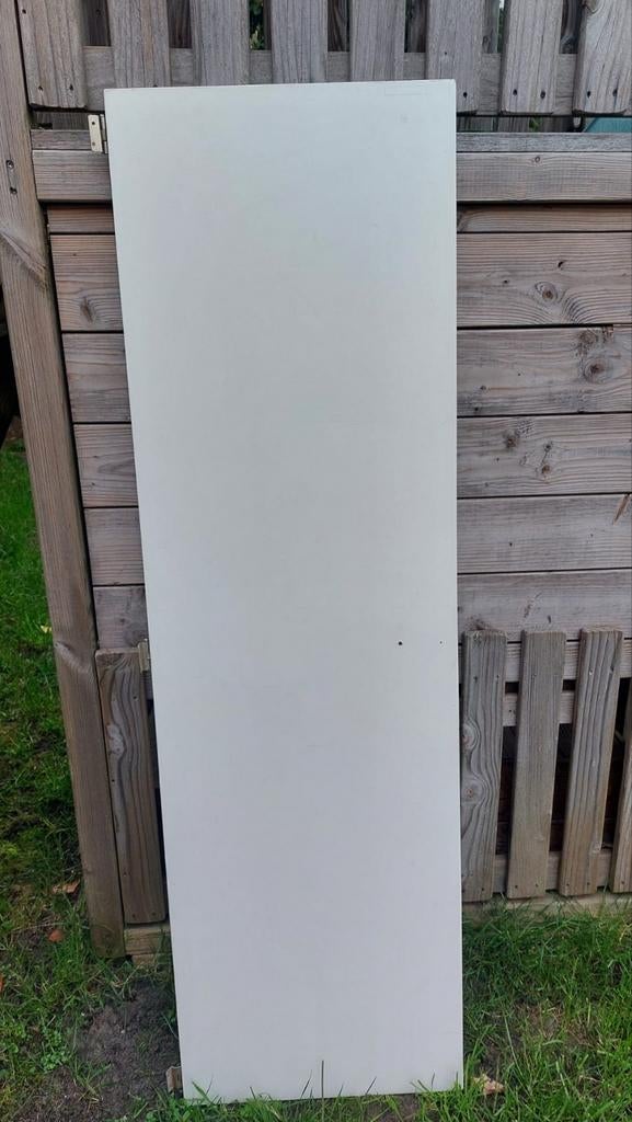 Lundia kastdeur wit, 160x48 cm, handvat ontbreekt, Ophalen, Gebruikt