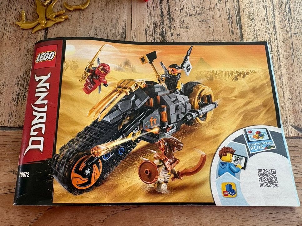 LEGO Ninjago 70672 Coles Vuurbike - Zo goed als nieuw, Ophalen of Verzenden, Zo goed als nieuw