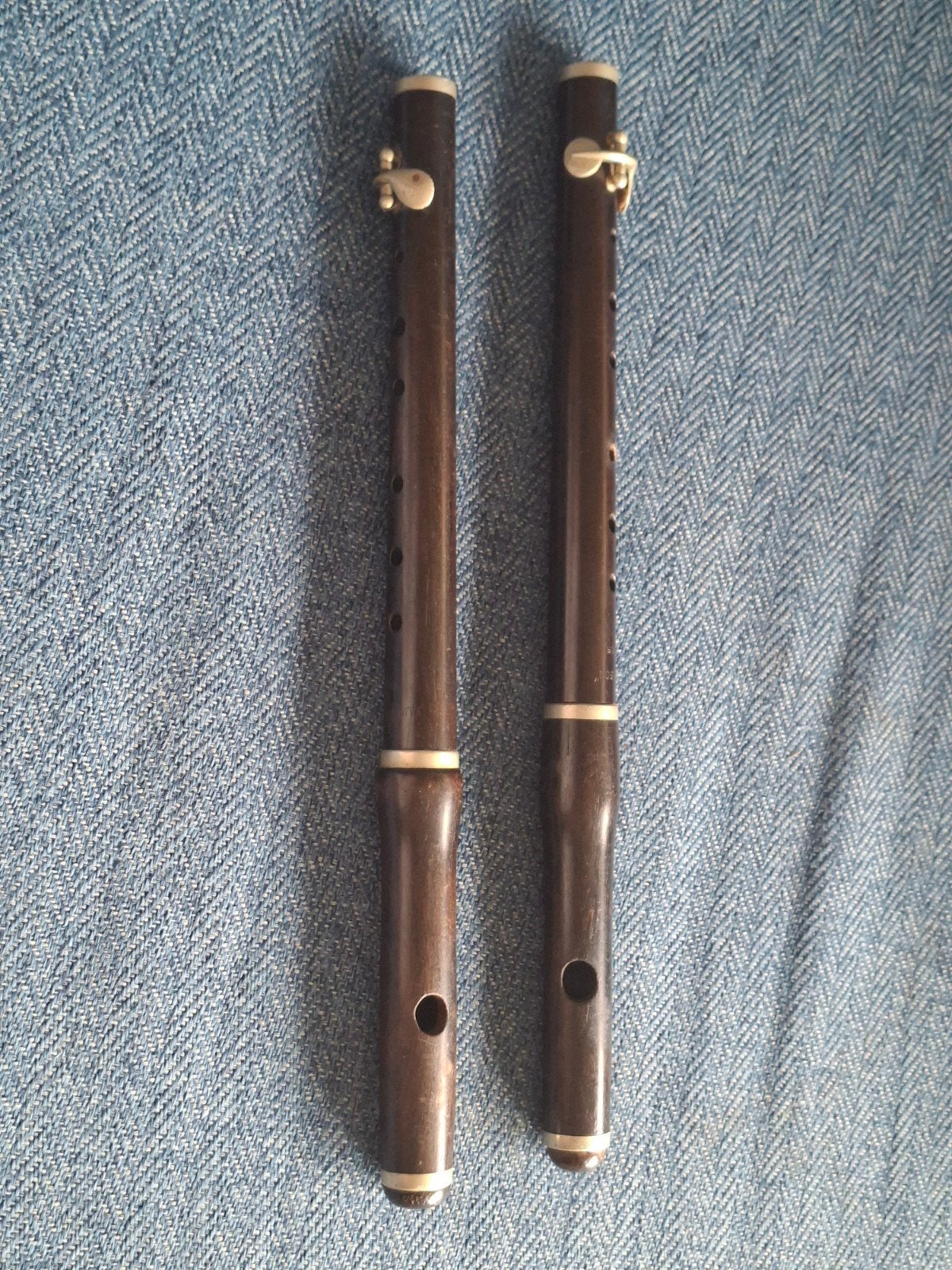 Vintage Piccolo - Houten dwarsfluit, Ophalen of Verzenden, Gebruikt, Piccolo