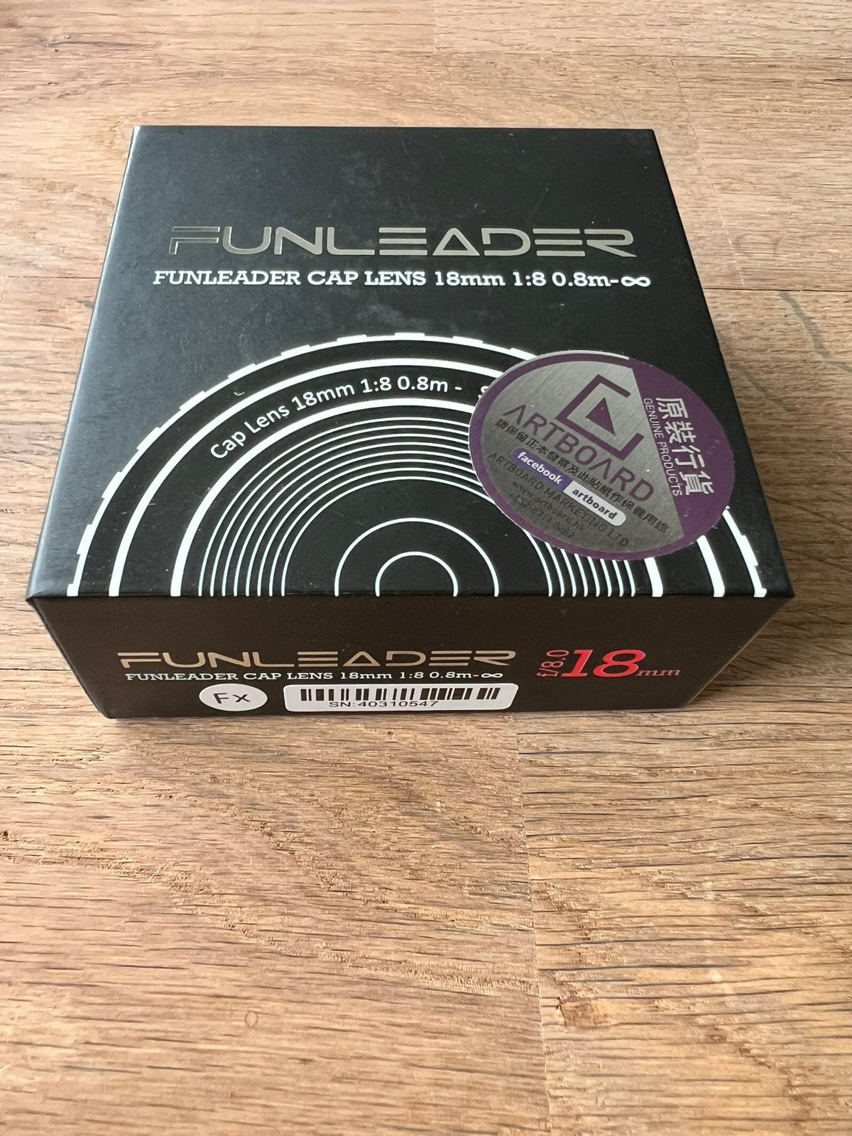 Fujifilm XF Funleader cap lens 18mm/f8, Overige merken, 18 mm, Zo goed als nieuw, Fujifilm X-mount