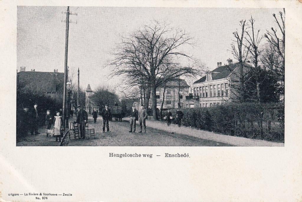 Enschede, Hengelo, Volk., Verzenden, Voor 1920, Ongelopen, Overijssel