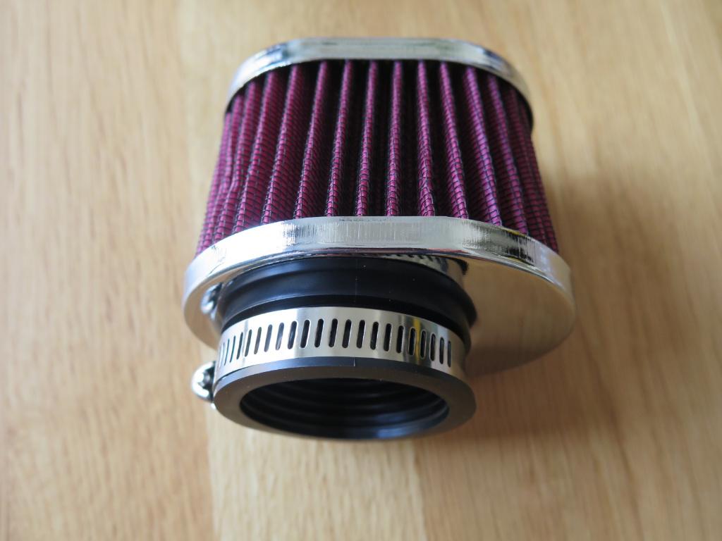 4 Stuks open luchtfilter 42-43 mm nieuw, Ophalen of Verzenden, Nieuw