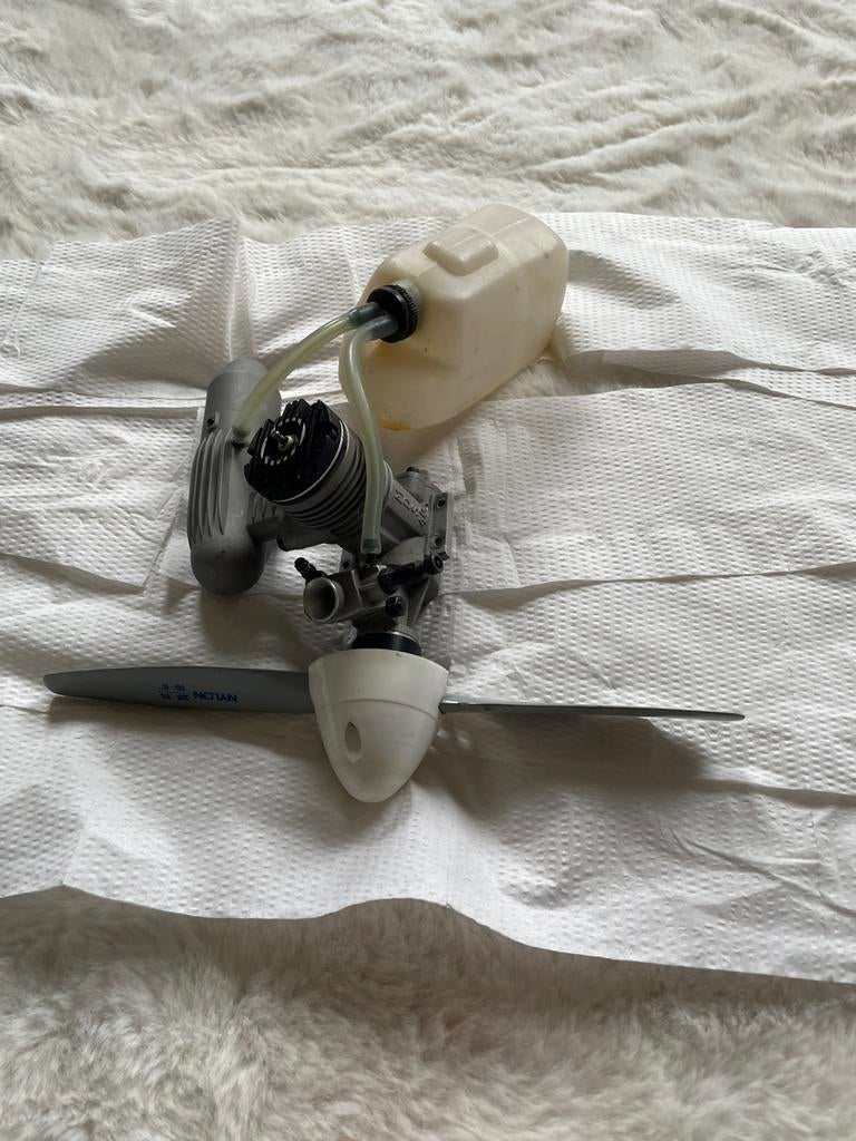 MDS .40 nitro motor | compleet | goede compressie, Ophalen of Verzenden, Gebruikt, Nitro