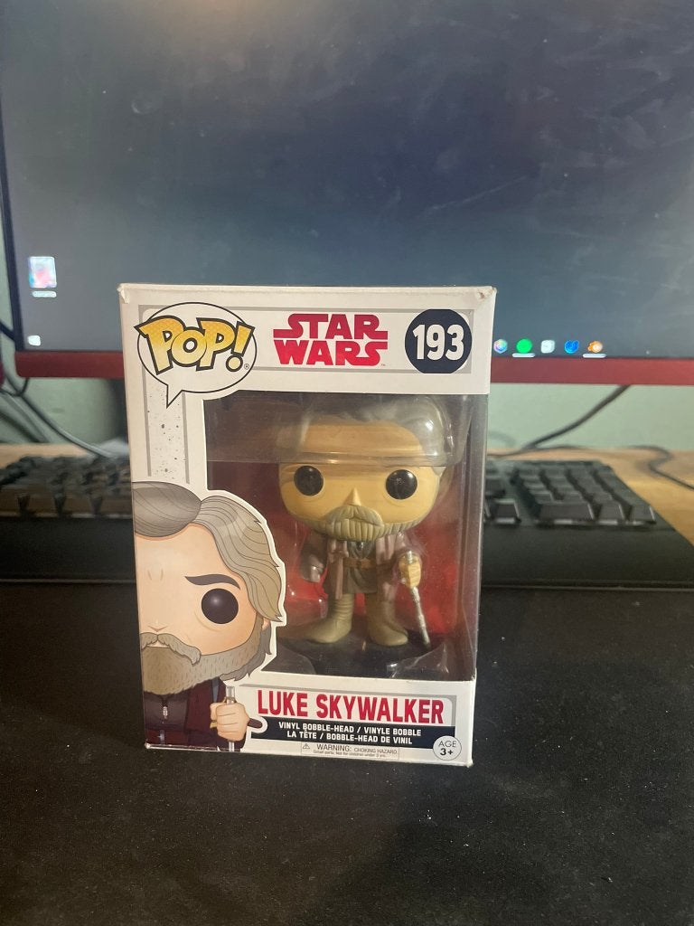 Funko Pop: Luke Skywalker #193, Verzamelen, Poppetjes en Figuurtjes, Ophalen of Verzenden, Zo goed als nieuw