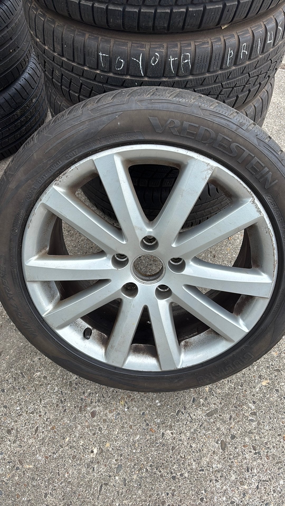 Reserve wiel 17 inch met band 4 mm.. vw golf, Ophalen, Gebruikt