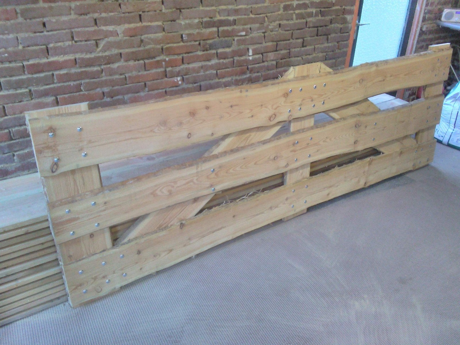 Landelijk Douglas landhek / poort / weidepoort 3 m breed., Ophalen, Nieuw, Hout, Tuinhek