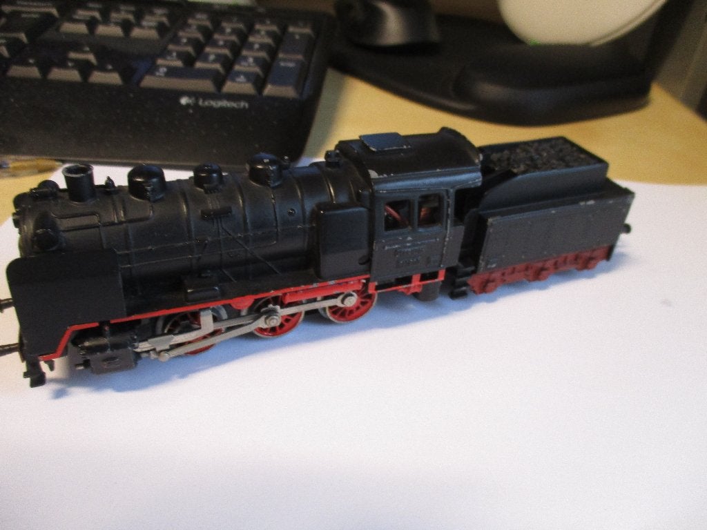 Marklin stoomloc RM 800 met metalen tender 1950/52, NVT, Wisselstroom, Gebruikt, Locomotief