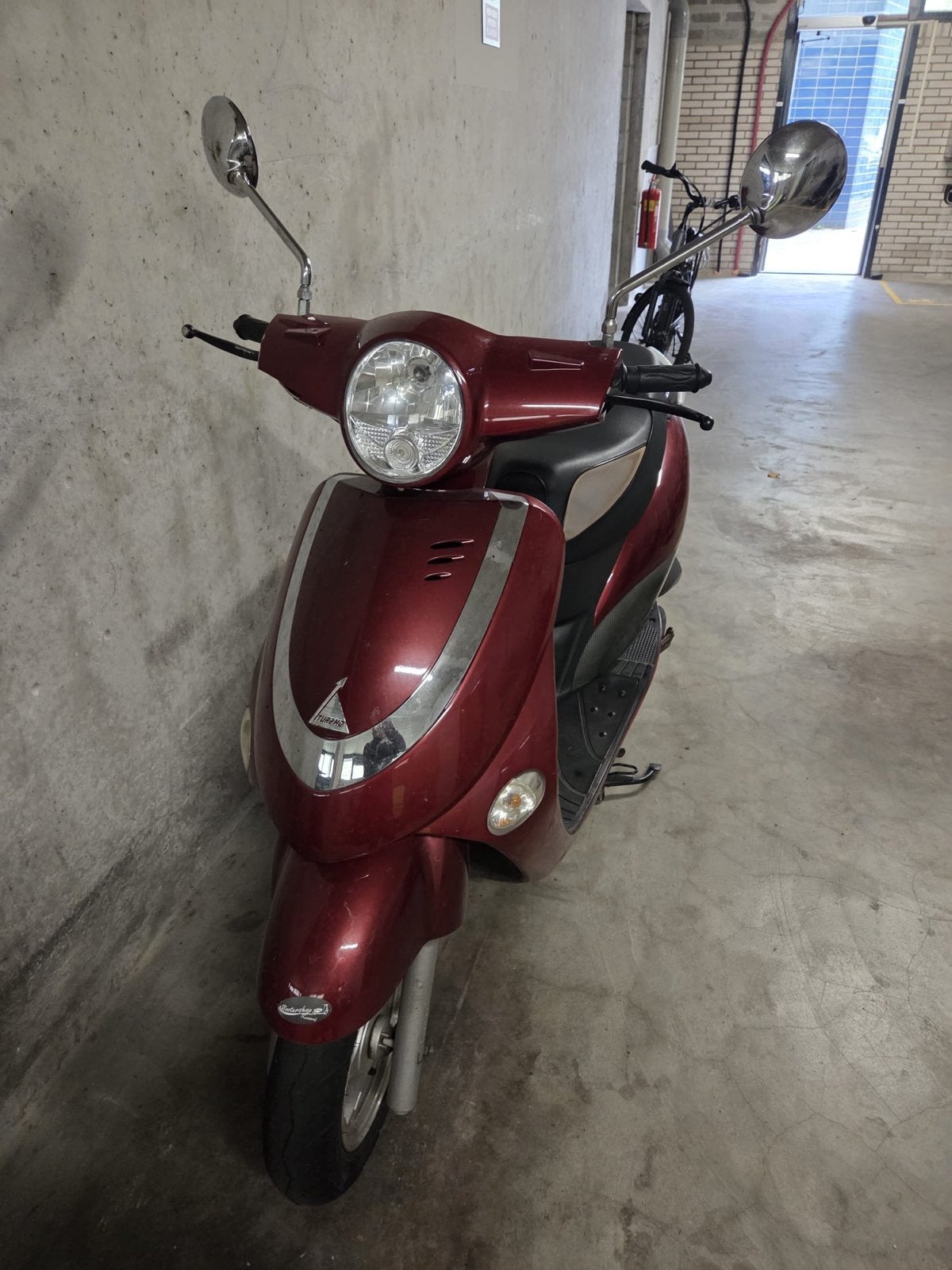 Turbho CX-50 Scooter - Rood, Gebruikt, Fietsen en Brommers, Scooters | Overige merken, Ophalen of Verzenden, Gebruikt, Maximaal 45 km/u
