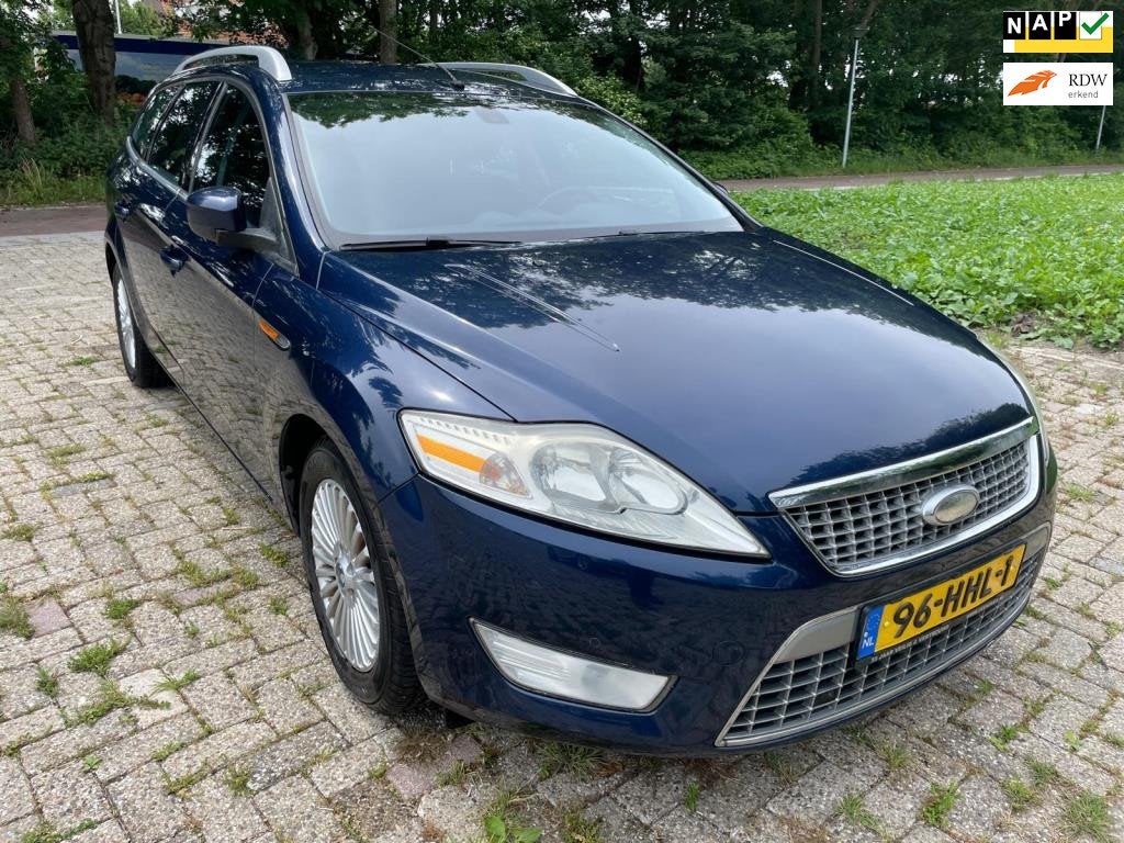 Ford Mondeo Wagon 2.0-16V Titanium, APK, Nap, ECC, Navi. Tre, Auto's, Ford, Stof, Gebruikt, Zwart, Mondeo