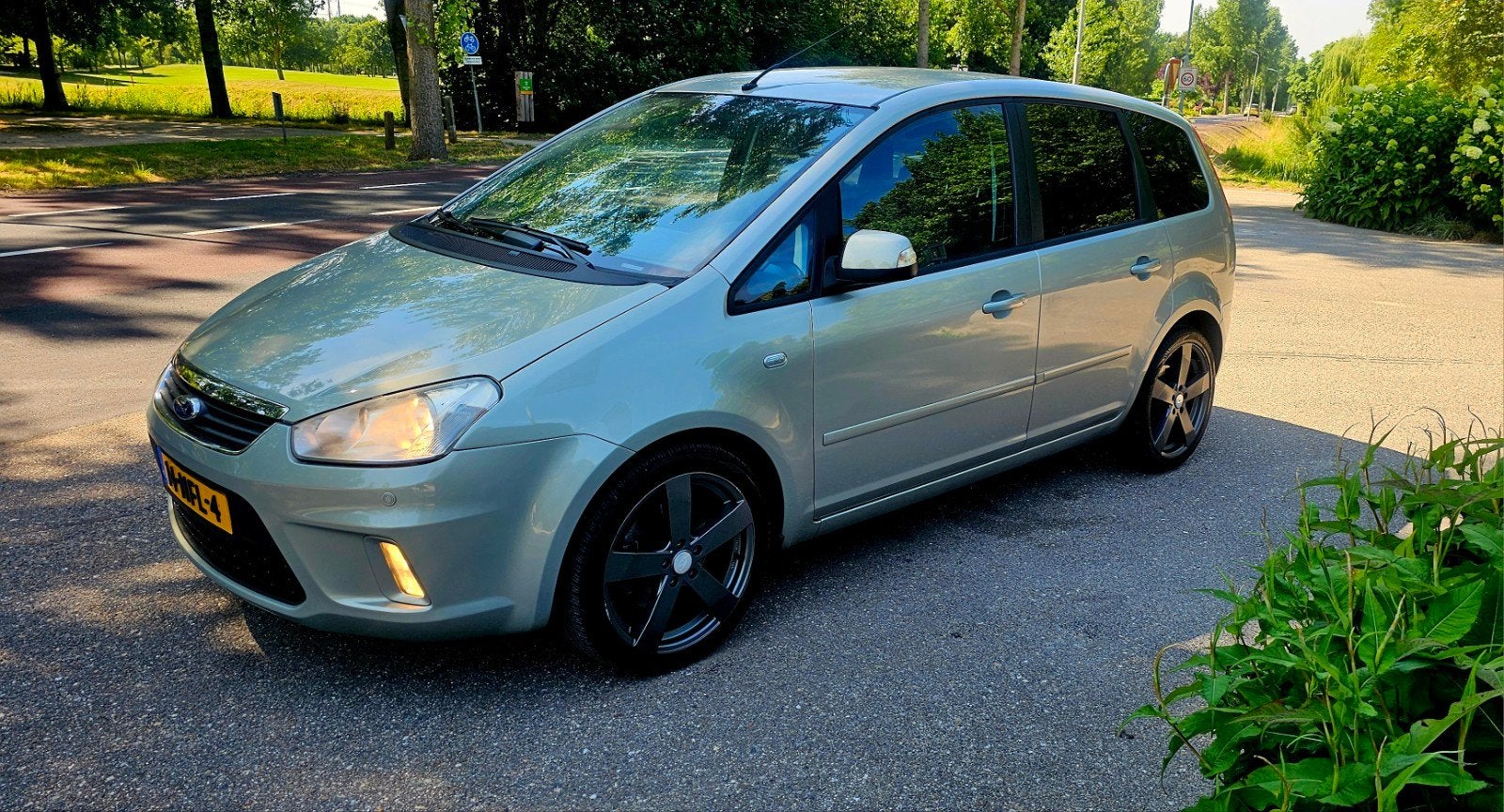 Ford C-Max 2.0 107KW 2011Full Opties incl onderhoud.h boekje, Auto's, Voorwielaandrijving, 145 pk, Zwart, 4 cilinders