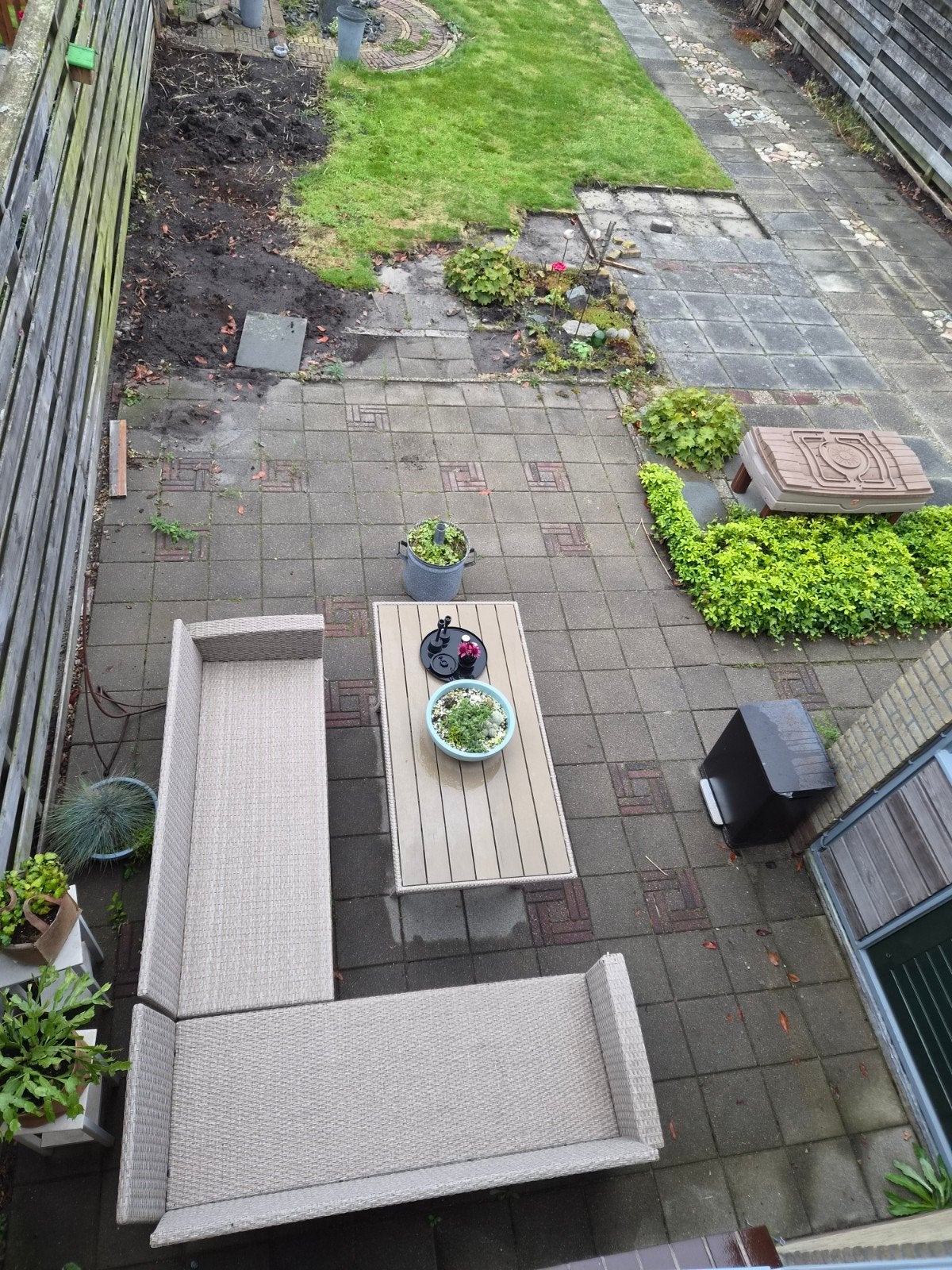 Gebruikte terrastegels en klinkers opsluitbanden, Ophalen, Gebruikt, 10 m² of meer, Beton