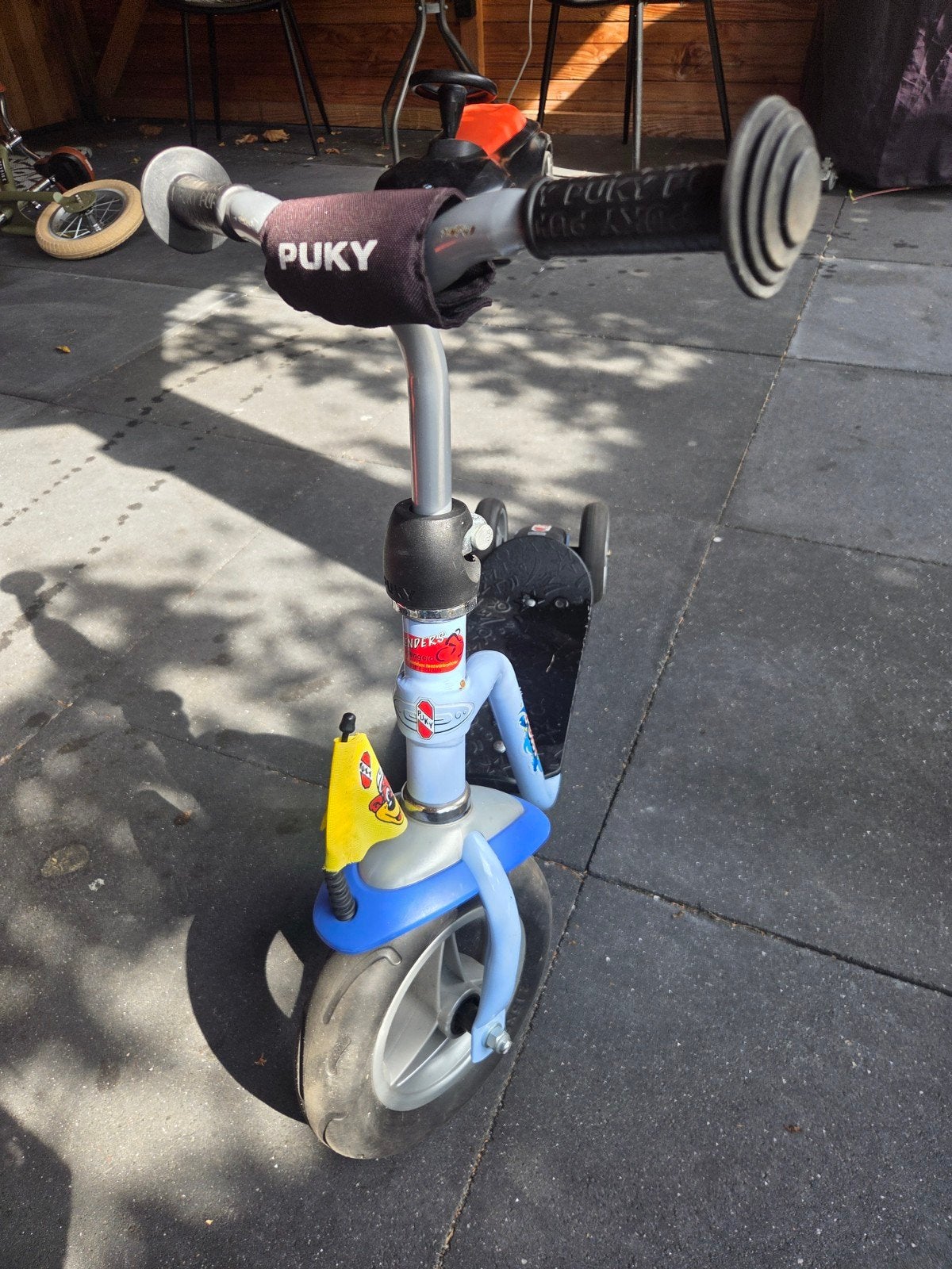 Puky Loopfiets/Step - Blauw, Fietsen en Brommers, Ophalen, Terugtraprem, Gebruikt, Verstelbare zitting