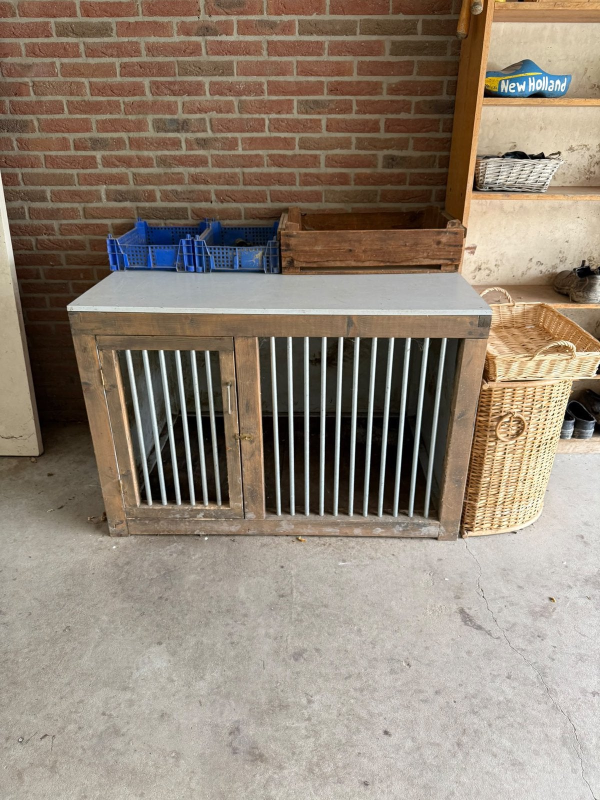 Mooie houten bench, Dieren en Toebehoren, Ophalen, Gebruikt