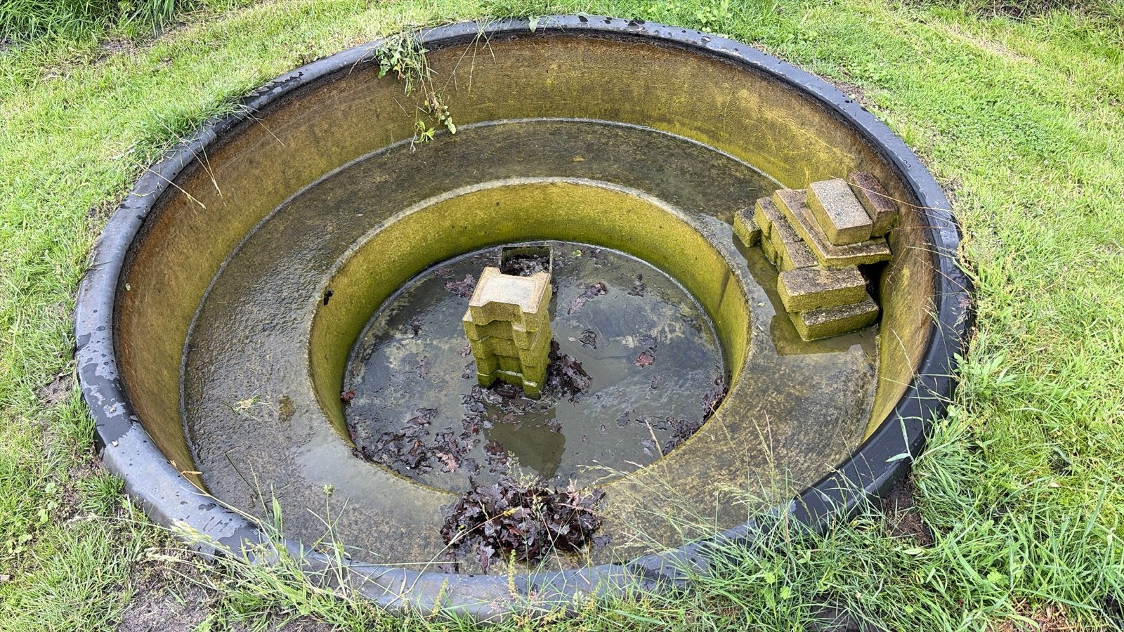 Grote ronde vijver of waterbak, Tuin en Terras, Vijvers, Ophalen of Verzenden, Gebruikt