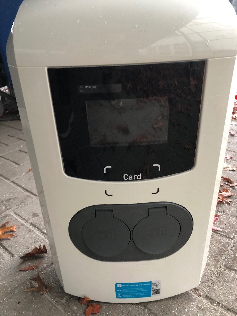 Alfen duo laadpaal 2x22kW, Ophalen, Gebruikt, Laadpaal