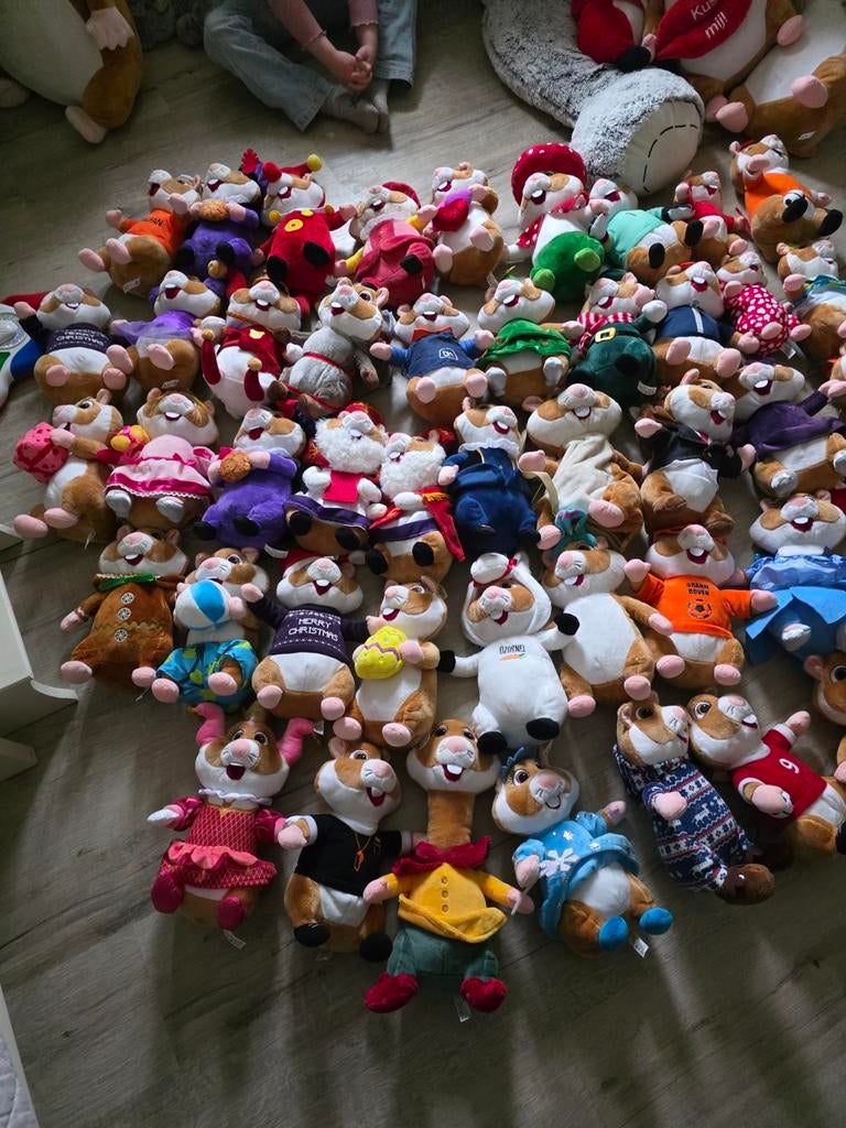 Grote verzameling AH hamsters, Kinderen en Baby's, Speelgoed | Knuffels en Pluche, Ophalen of Verzenden