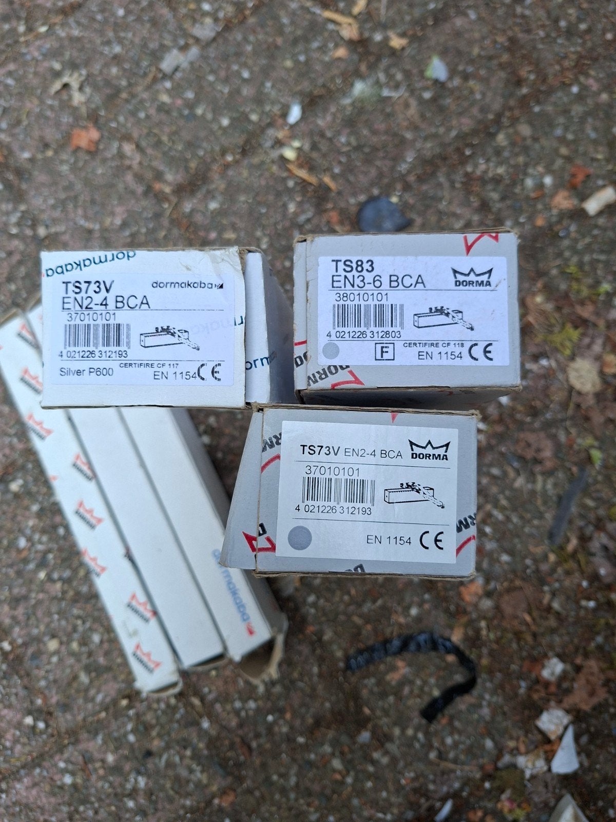 Dorma TS73V EN2-4 BCA en TS83 EN3-6 BCA Deurdrangers, Ophalen, Nieuw, Overige materialen, Overige typen