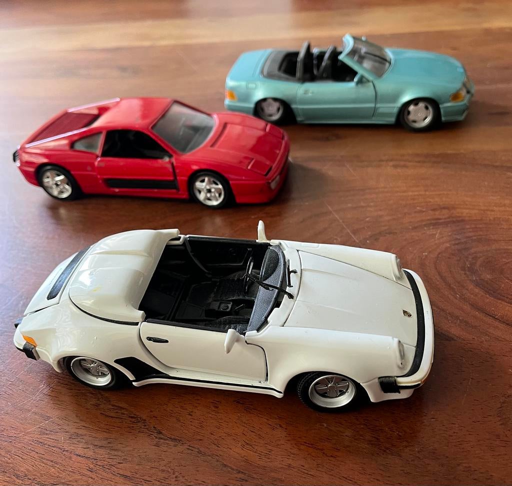 Modelauto’s met defecten. Ferrari, Mercedes en Porsche, Ophalen of Verzenden, Gebruikt, Auto, Maisto