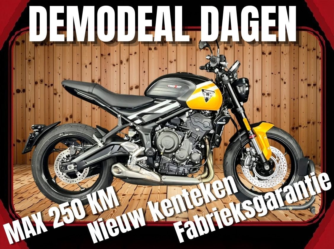 Triumph TRIDENT 660 2025 COSMIC YELLOW (bj 2026), ABS, Nieuw, Meer dan 35 kW, Toermotor