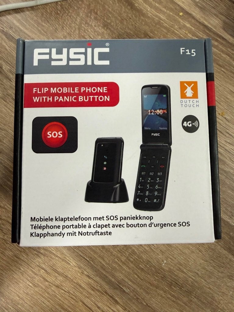 FDysic F15 Mobiele Klaptelefoon Senioren, Telecommunicatie, Ophalen of Verzenden, Nieuw