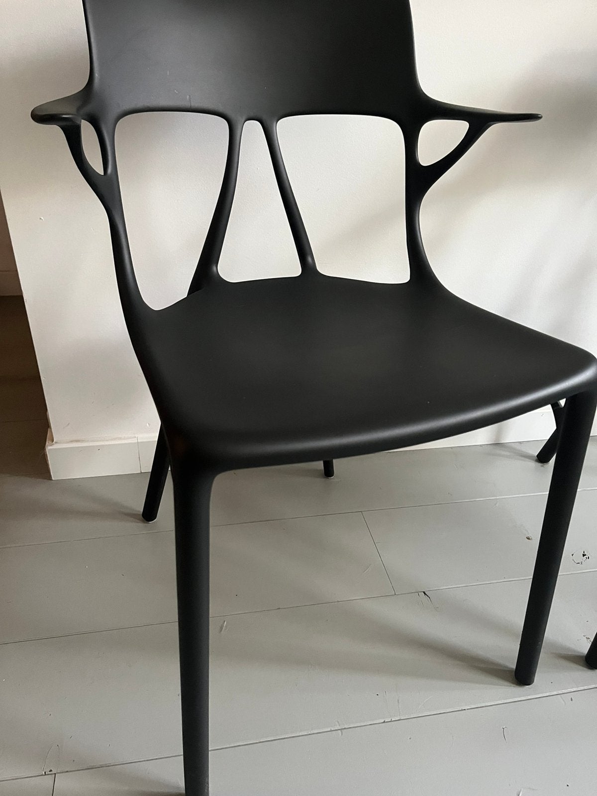 2 zwarte Kartell stoelen zgan samen 250 euro!, Huis en Inrichting, Stoelen, Ophalen, Zo goed als nieuw, Zwart, Twee