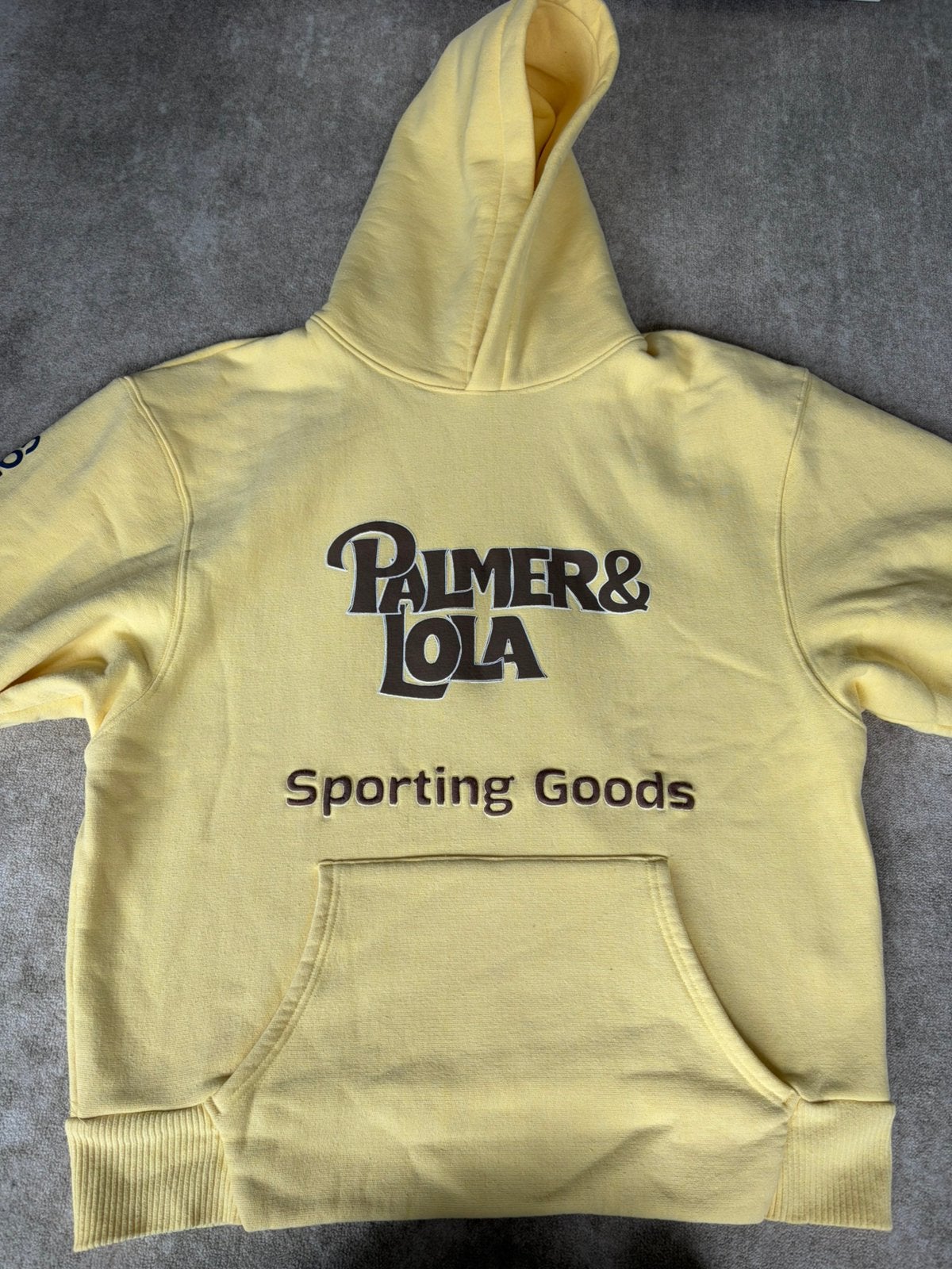PAL hoodie sweater, Verzenden, Zo goed als nieuw, Maat 56/58 (XL), Geel