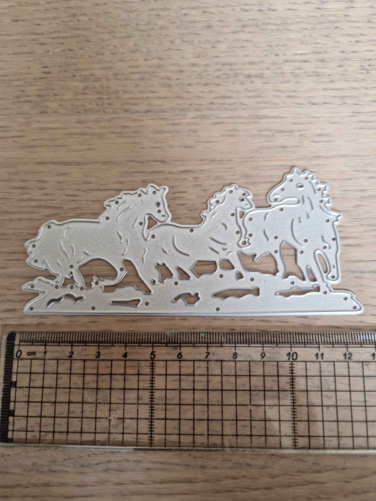 Snijmal 3 paarden - voor kaarten en scrapbooking, Ophalen of Verzenden, Nieuw
