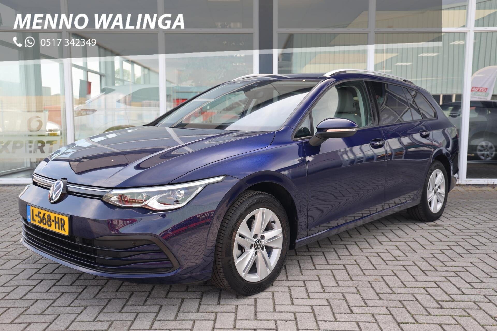 Volkswagen Golf Variant 1.0 eTSI Life Business|Automaat|LED|, Gebruikt, Blauw, Origineel Nederlands, 19 km/l