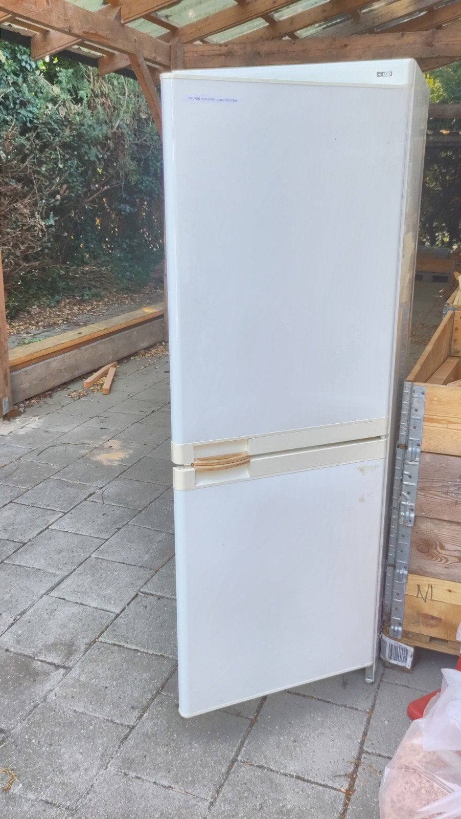Koelvries combi - Gebruikt, Ophalen, 150 tot 200 liter, Gebruikt, 60 cm of meer
