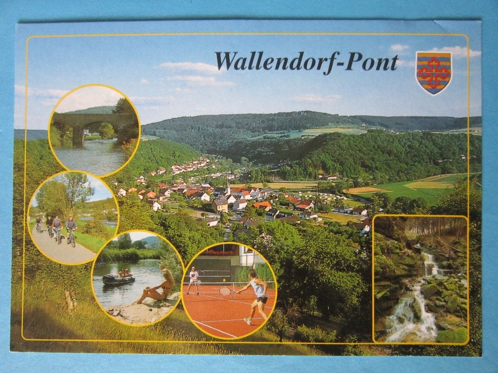 Ansichtkaart: Luxembourg Wallendorf-Pont, Ophalen of Verzenden, 1980 tot heden, Gelopen, België en Luxemburg