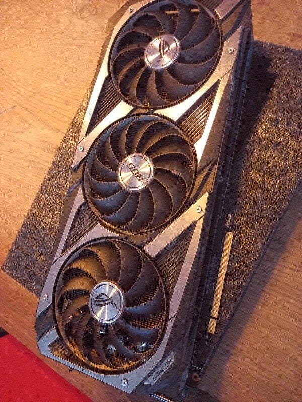 ASUS ROG Strix GeForce RTX 3090 OC Edition, Computers en Software, Videokaarten, GDDR6, PCI-Express 4, Ophalen of Verzenden, Zo goed als nieuw
