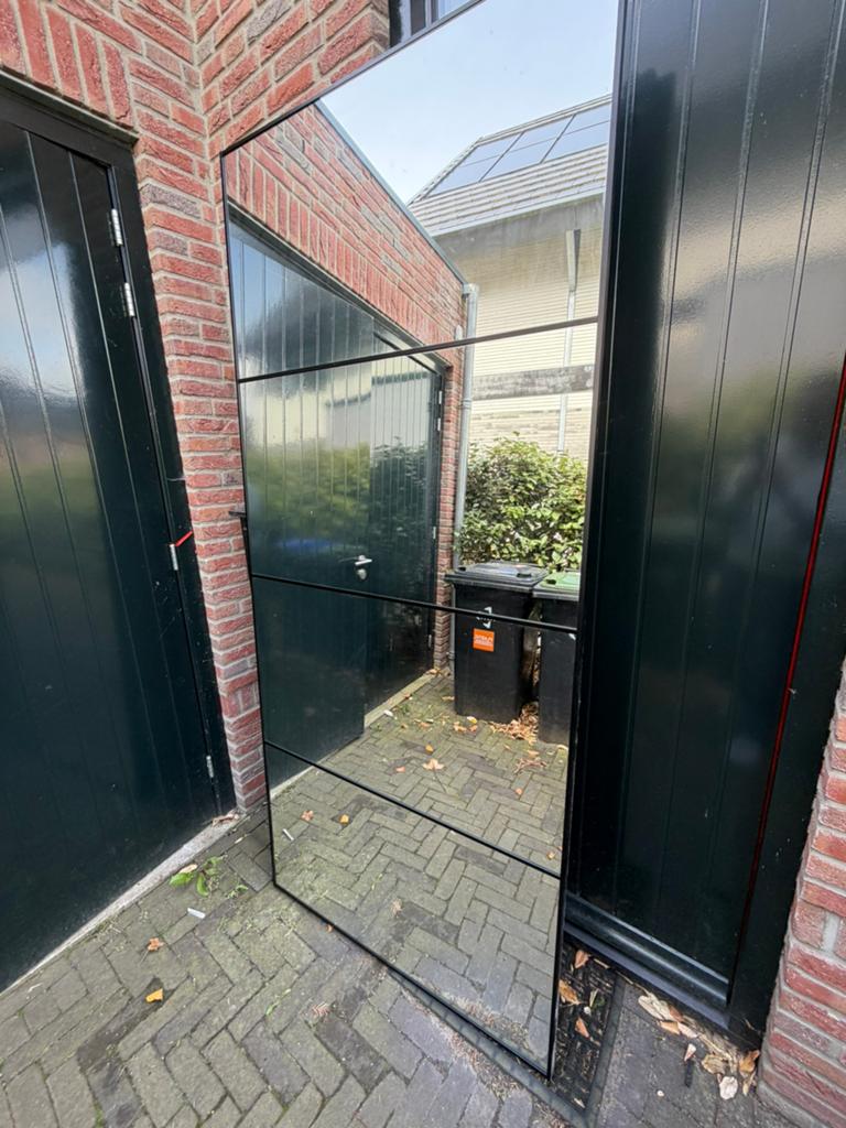 IKEA Pax kast schuifdeuren (spiegel en grijs glas), Ophalen, Gebruikt, 200 cm of meer, 100 tot 125 cm