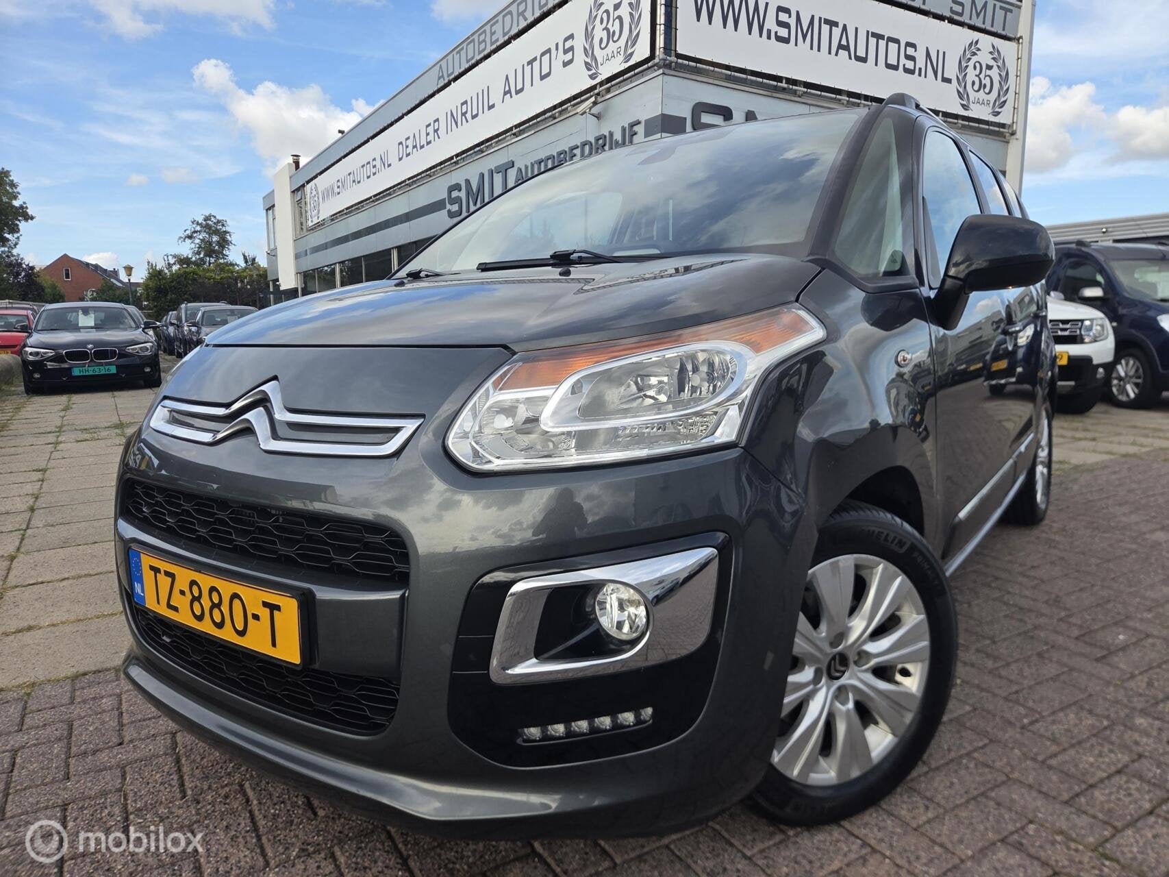 Citroen C3 Picasso 1.2 PureTech Exclusive, Auto's, Voorwielaandrijving, Stof, Gebruikt, 1199 cc