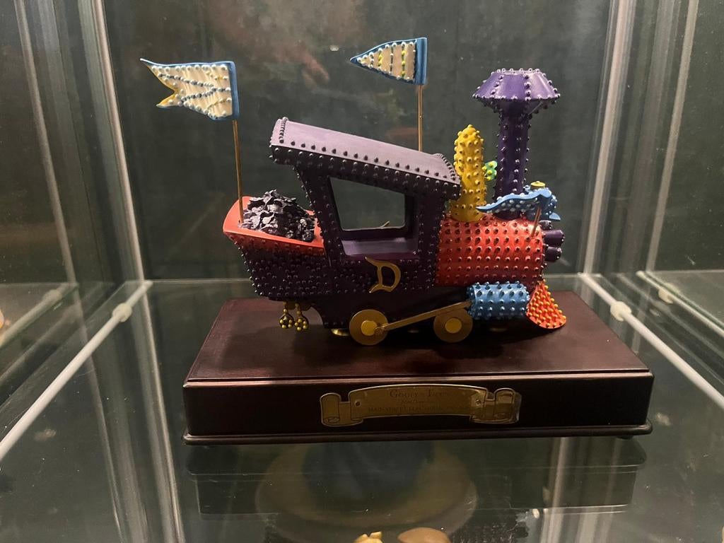 WDCC Electrical Parade : Goofy's Train, Ophalen of Verzenden, Zo goed als nieuw, Beeldje of Figuurtje