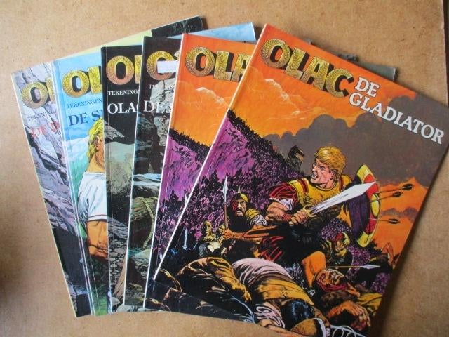 adv7963 olac de gladiator, Boeken, Stripboeken, Eén stripboek, Ophalen, Gelezen