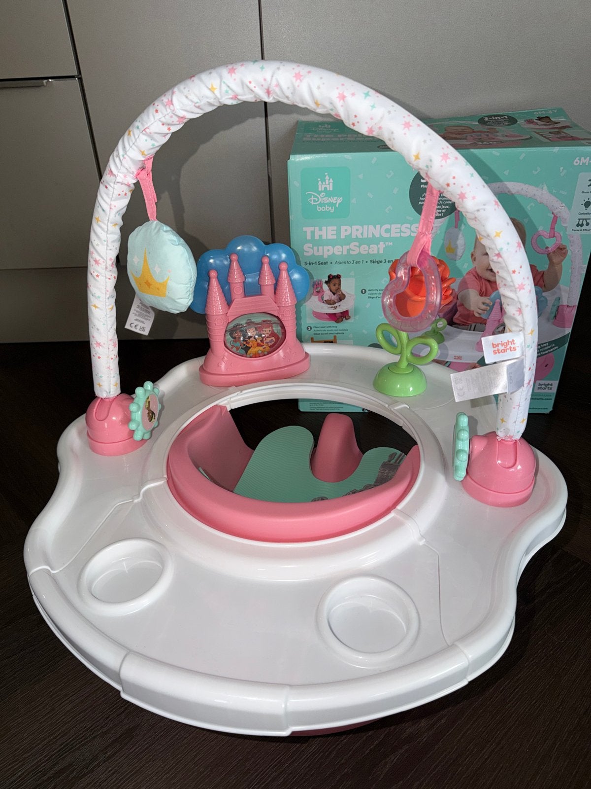 Disney Princess SuperSeat 3-in-1 Babyzitje, Kinderen en Baby's, Speelgoed | Babyspeelgoed, Ophalen of Verzenden, Nieuw, Met licht