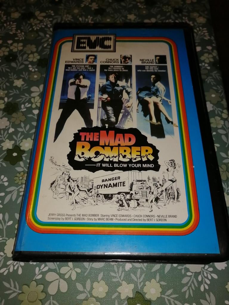 Betamax ex-rental - The Mad Bomber, Vanaf 16 jaar, Ophalen of Verzenden, Gebruikt, Horror